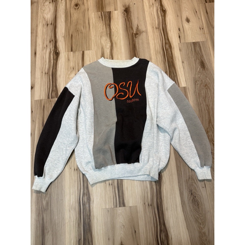 Vintage 90s OSU Oklahoma State University Crewneck Sweater Mens Size XL